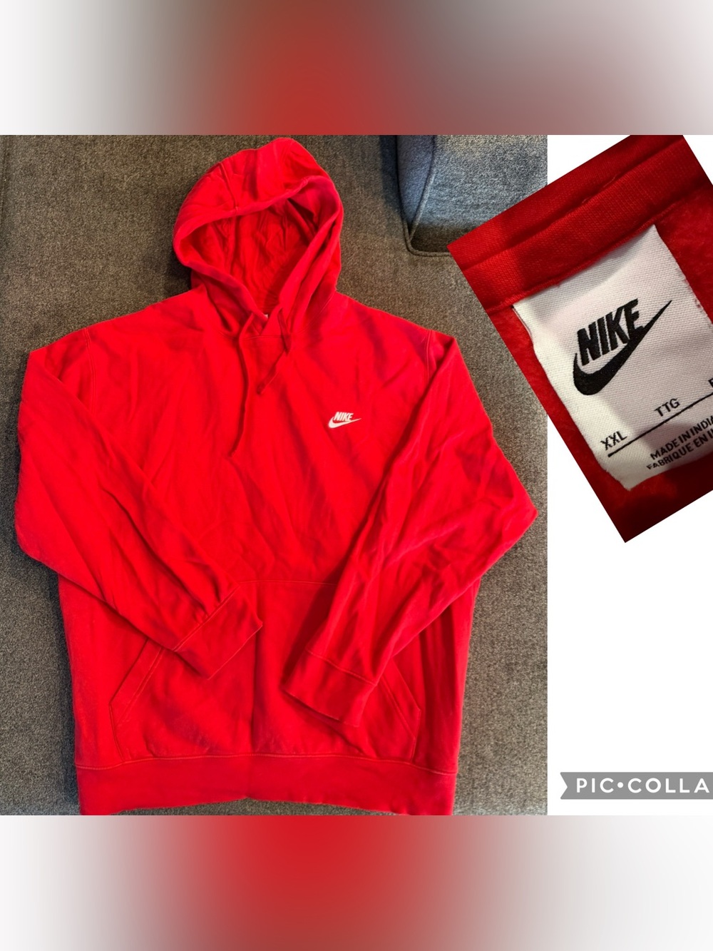 Men’s red Nike hoodie